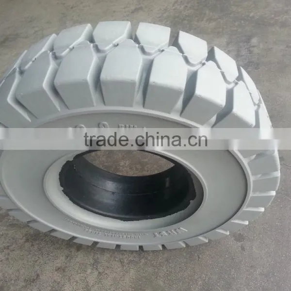 Good Price Mitsubishi Forklift Parts Solid Airless Tire 28x9-15 With Gray or Black Color photo-4