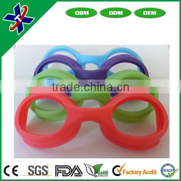 Silicone Swim Glasses Silica Spectacles Frame