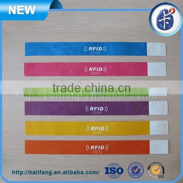 One Time Use Paper RFID Wristband photo-6