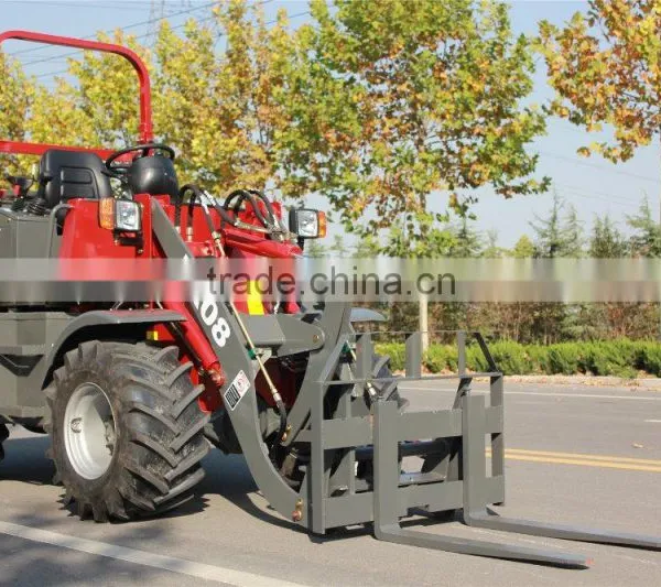 EVERUN Cheap Tractor CE ER08 Mini Wheel Loader--Hoflader for Sale photo-3