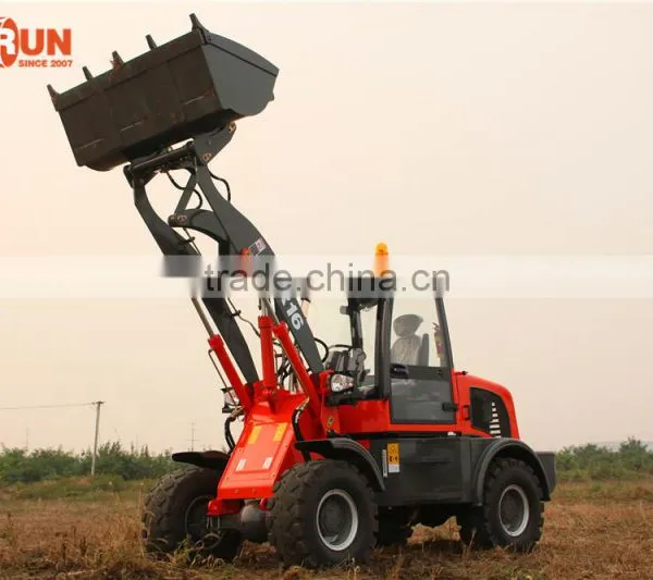 Qingdao Everun New Agricultural Machines ER16 Graaple Forks Loader With Electric Joystick photo-5
