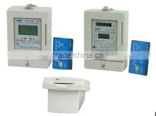 Single Phase Prepaid Type With IC Card KWH-meter DDSY480 photo-2
