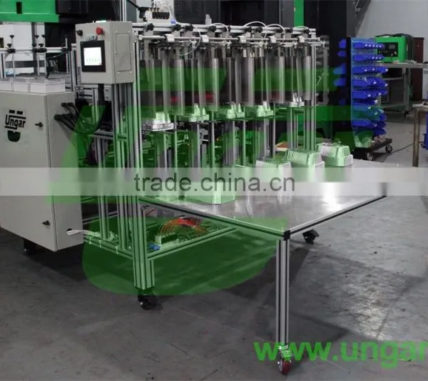 Austrian CNC Control Automatic UNGAR Aluminium Foil Food Container Making Machines With Adjustable Height Lines (UNST-6010-63T) photo-2
