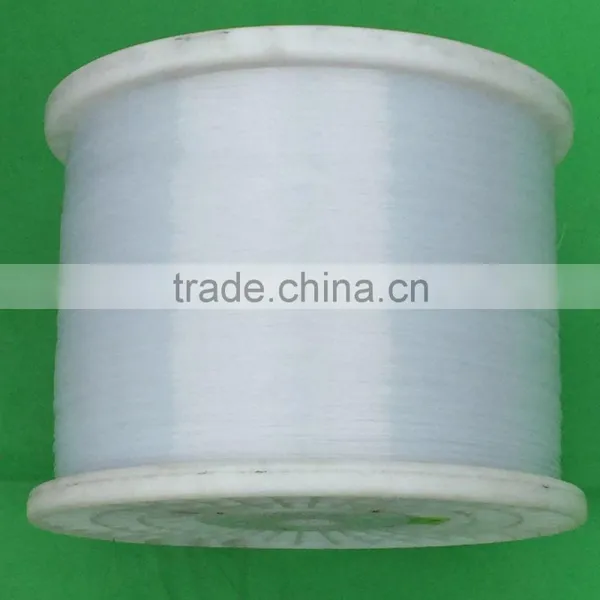 0.48mm White Polyester Monofilament Yarn for Zipper Teeth photo-2