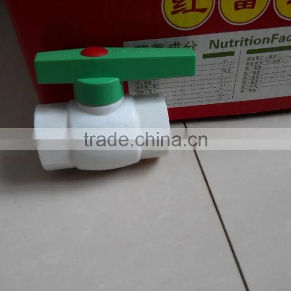 China Supplier High Quality PPR Raw Material , Ppr Pipe Fittings, Plastic Ppr Ball Valve photo-3
