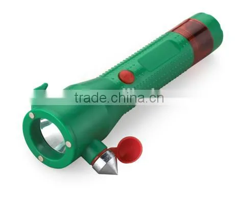 Portable Universal Emergency 1W High Power Led Flashlight Torch With Safe Hammer/led Flashlight photo-6