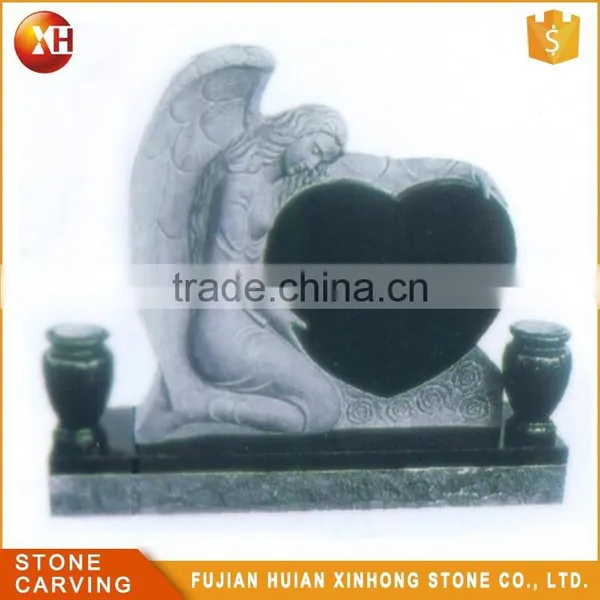 High Quality Polished Granite Heart Grave photo-6