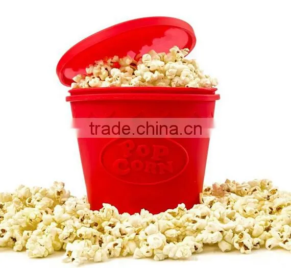 BPA-free Silicone Popcorn Maker for Microwave photo-2