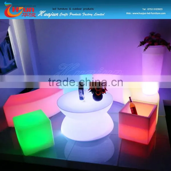 Outdoor Led Stool/ Glowing Storage Container/color Chaning Outdoor Planter/light up Cube/ Led Book Shelf photo-5