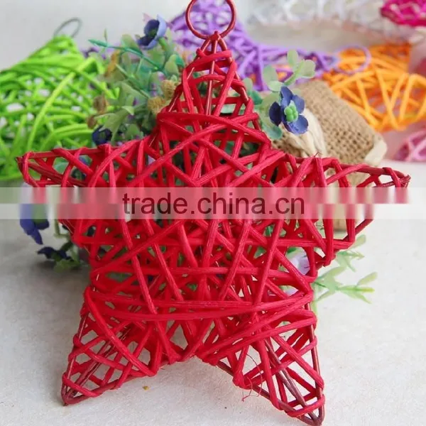 Wicker Hanging Decoration Xmas Christmas Hanging Decoration/xmas Door Ornament photo-3