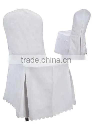 Purple Cheap Ruffled Wedding Chair Covers photo-4