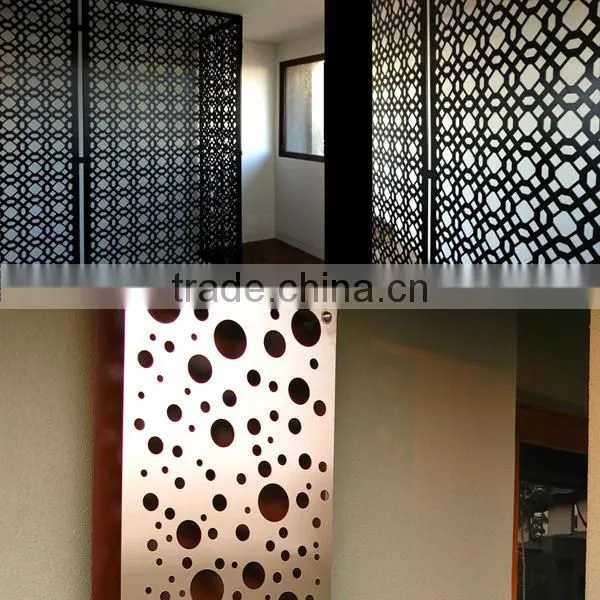 Laser Cut Aluminium Decorative Interior Corrugated Metal Wall Cladding Panels photo-2