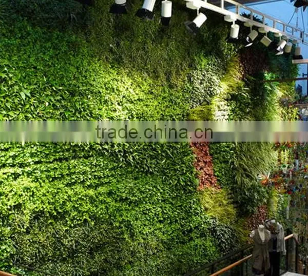 SJ1801299 Artificial Green Vertical Plastic Plant Wall photo-5
