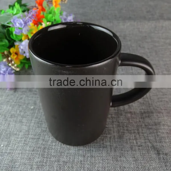 Bulk Christmas 450ML Black Ceramic Porcelain Coffee Mugs For Sublimation photo-2
