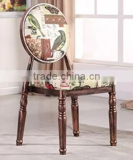 Quality European Antique Metal Restaurant Dining Chair QL-T853 photo-3