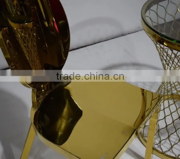 LC09 Antique Throne Chairs Antique Gold Chairs photo-5