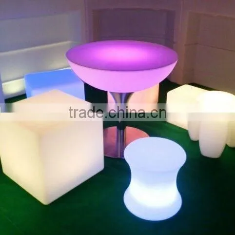 Modern Solar Charging Growing Lighting Colors Change Plastic LED Stool With CE,ROHS,SGS Certificate photo-6