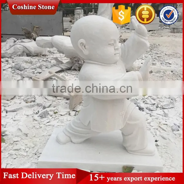 Decotative Handmade White Marble Buddha Statue For Sale photo-3