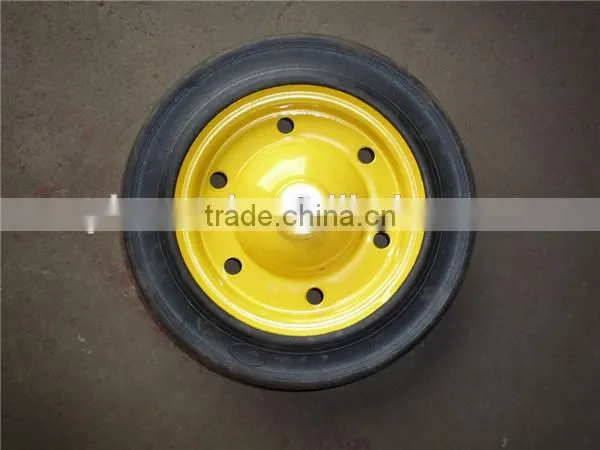 13x3 Powder Rubber Wheel Heavy Duty Solid Rubber Wheels photo-4