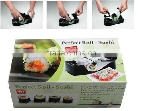 NEW Sushi Maker Cutter Perfect Roll DIY Easy Kitchen Magic Roller Gadget Machine photo-4