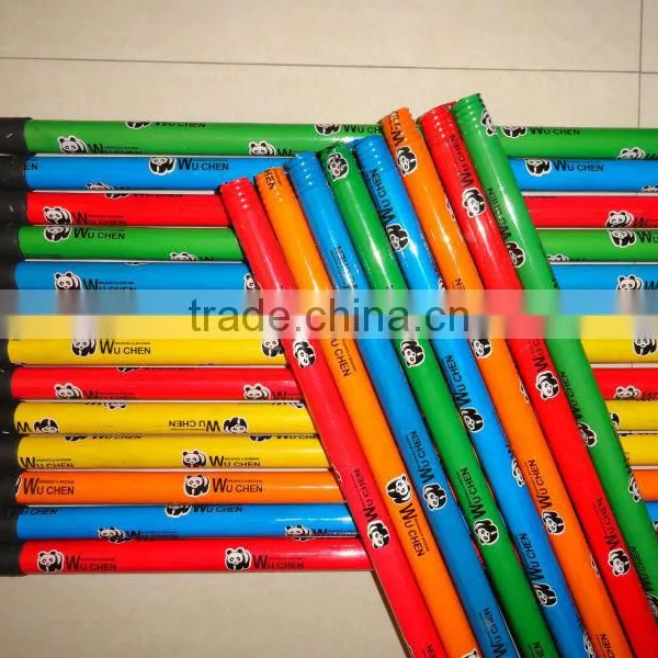 Hot Sale Colorful PVC Coated Wooden Mop Stick photo-1