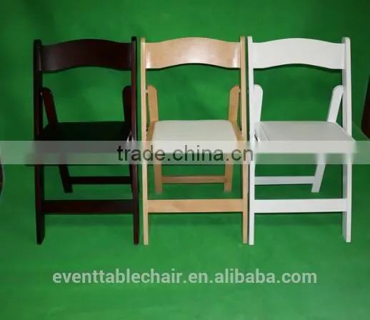Indoor and Outdoor Furniture Beech Slatted Wood Slat Folding Chair photo-4