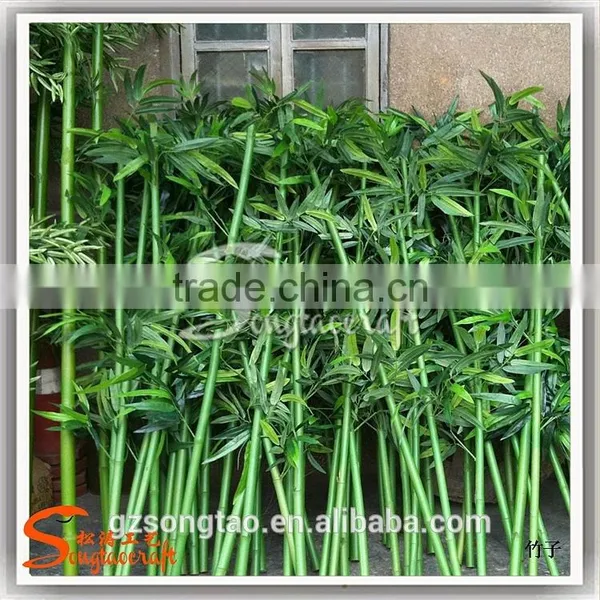 High Quality Plastic Bamboo Decorative Artificial Bamboo on Sale photo-5