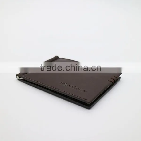 J0730a Genuine Leather Money Clip photo-5