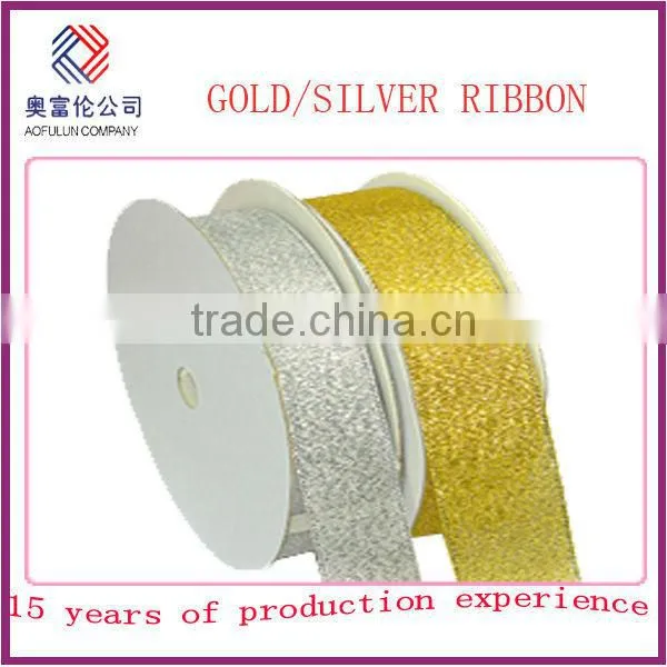 1' Silver Metallic Colour Ribbon photo-2