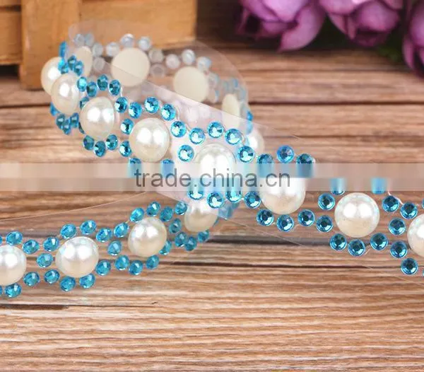 Custom Colorful All Kinds of Shape Acrylic Rhinestone Gems Sticker Strips Acrylic Rhinestone Strip For Decoration photo-3