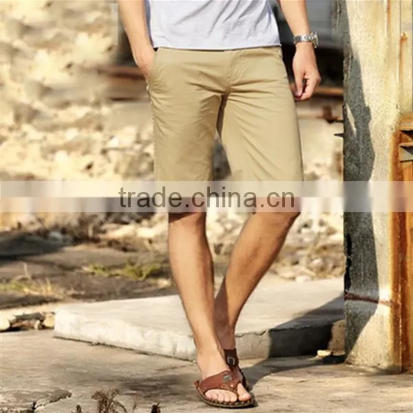 High Quality Hot Sale Cotton Green Anvy Blue Khaki Casual Boy Half Pants photo-3