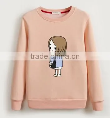 Customized Design Catoon Crewneck Pullover Fleece TC65/35 Cheaper Hoodies/sweatshirt photo-5