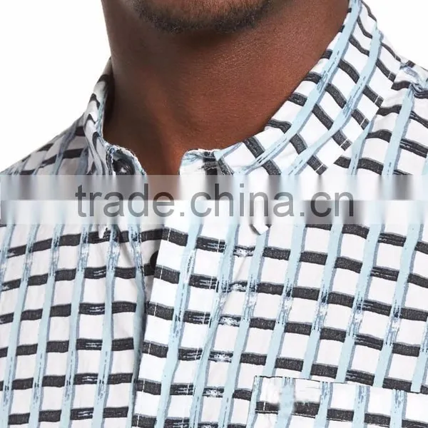 Men's Multi-plaid Custom Button Down Shirt photo-4