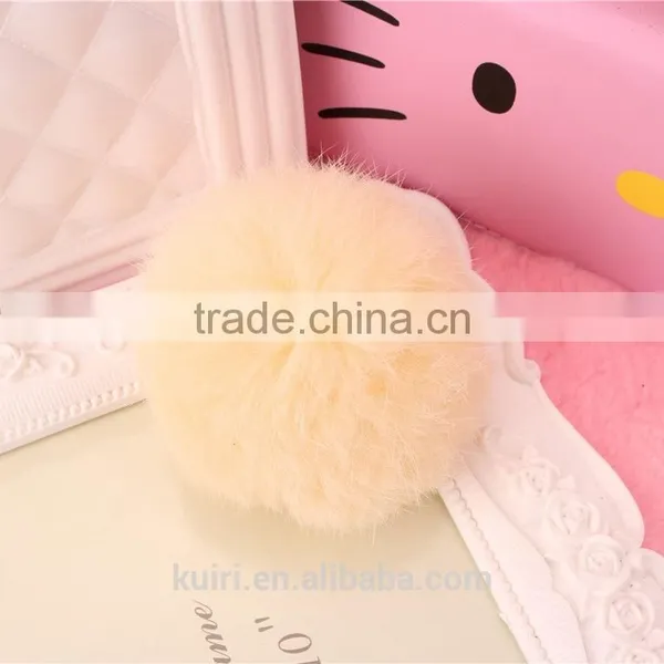 Accessories Fur Ball Hot Selling Genuine White Wholesale Rex Rabbit Fur Pom Poms photo-4