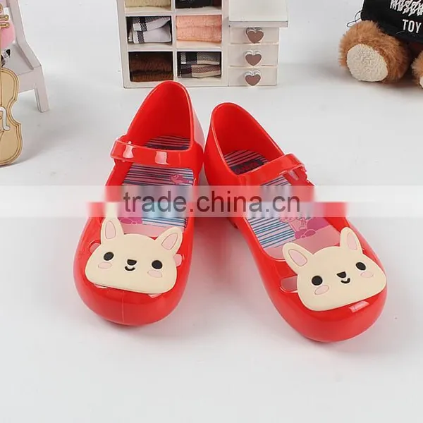 Soft Feeling Girl Pvc Shoes, Girl Cartoon Jelly Shoes photo-3