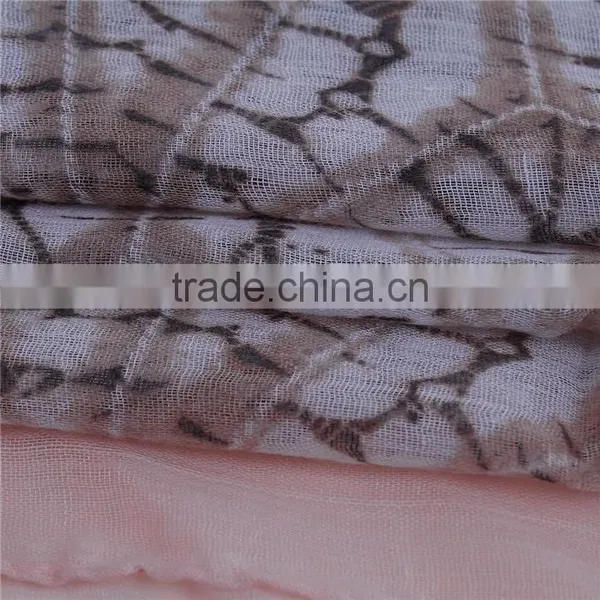 Voile Scarves & Wraps Rectangle Light Brown Halloween Cobweb Bulk Scarves photo-2