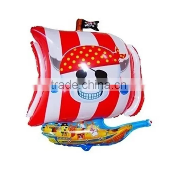 Aluminium Foil Balloon Halloween Skull Multicolor Boat Balloons For Party photo-3