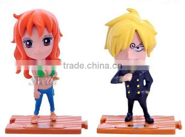 Hot Japanese Animation One Piece Action Figure PVC Doll Toys One Piece Q Version Figure photo-3