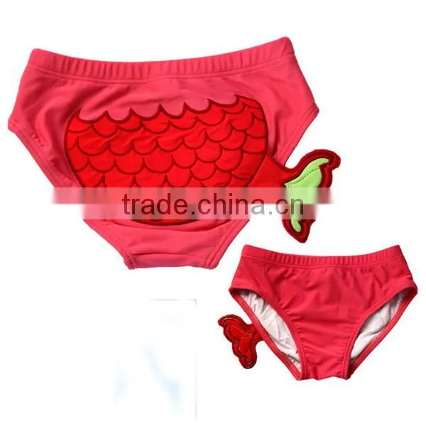 Delicate Embroidered Baby Swimming Diaper Pants photo-2