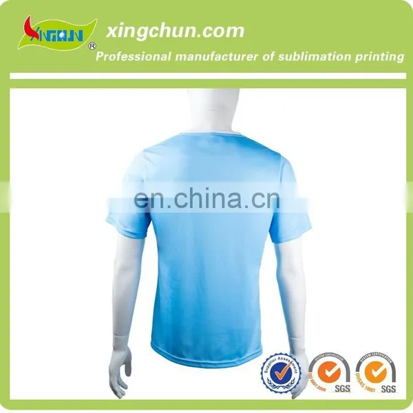 Hot Sale Simple Design 100% Polyester Wholesale Customize Dye Sublimation Printing T Shirts photo-2