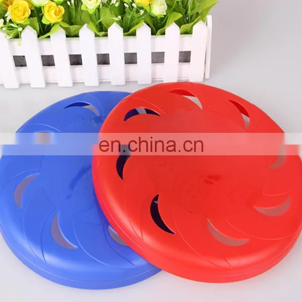 pliable and tough plastic pet dog frisbee, made in china