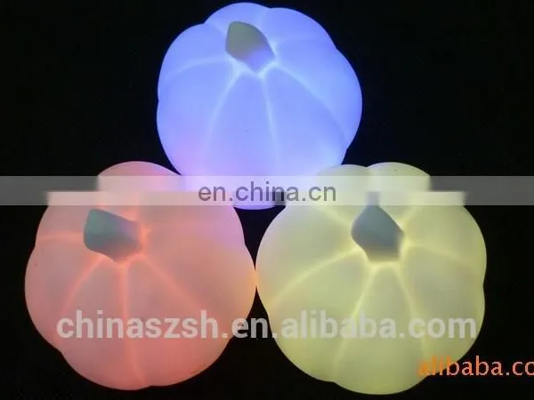 Plastic LED Glowing Flashing Pumpkin Lights for Halloween photo-3