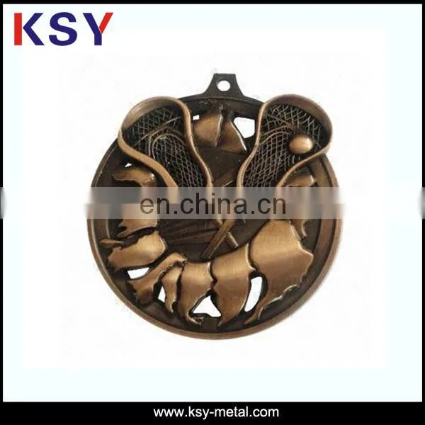 Nickle Free Metal Medal With Brass Plating photo-2