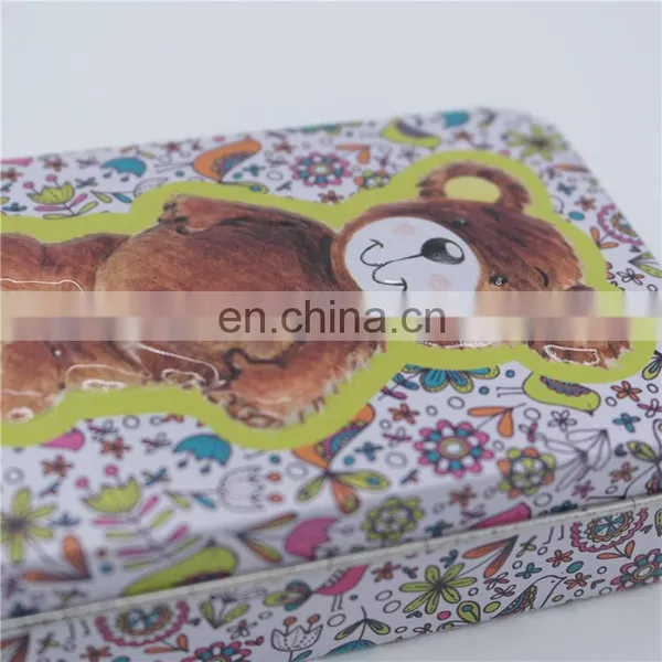 Wholesale Small Rectangular Embossing Metal Food Packaging Tin Cans photo-2