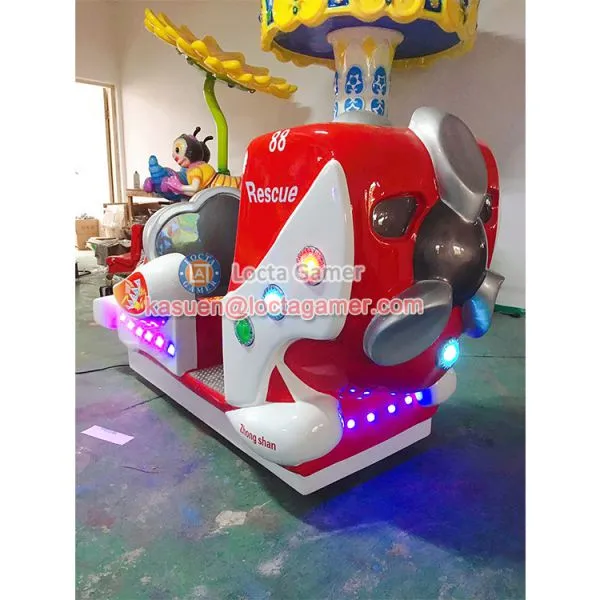 Zhongshan Amusement Park Equipment Kiddy Rides Wig-wag Machine Video Game Swing Machine 1 Seat Aerial, Fighter photo-3