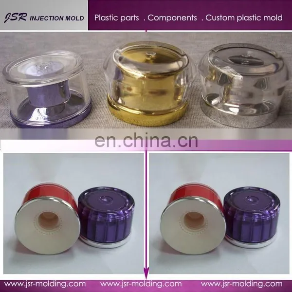 Custom Wholesale Different Colours Mini Acrylic Jars for Cosmetics