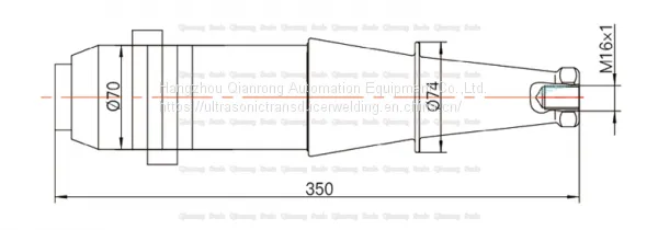 3600W 15Khz 70mm Piezoelectric Ultrasonic Welding Transducer for Plastic Welding Machine photo-2