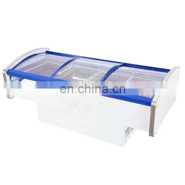 Large Capacity Seafood Fresh Horizontal Display Freezer photo-2