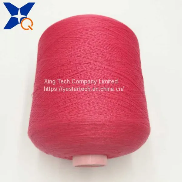 Pink Ne21/2 Plies 10% Stainless Steel Blended With 90% Polyester-XT11936 photo-4