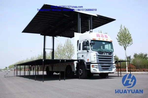 9.6 m Road Show LED Mobile Advertising Vehicleled Stage Truck for Sale photo-2